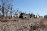 NS 4169 and 4445 take train 25P West